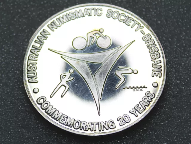 1982 Australian Numismatic Society Sterling Silver Brisbane Commonwealth Games