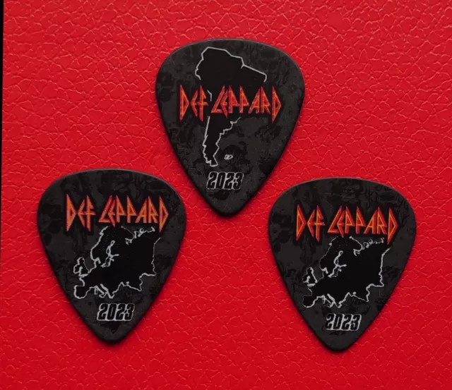 Def Leppard Guitar Pick Picks 2023 (x3)