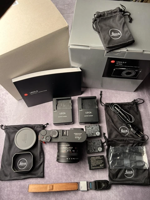[Near Mint] Leica Q-P Q Typ 116 24.2MP Digital Camera Black  in Box with Extras