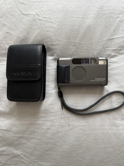 ☆大人気カメラ☆ コンタックス T2 ゾナー 38㎜ F=1:2.8 クローム 35mm Cameras, Vintage Cameras, Vintage Movie & Photography