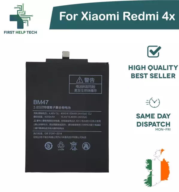 Replacement Battery For Xiaomi Redmi 4x Battery 4100mAh 3.85V BM47 New