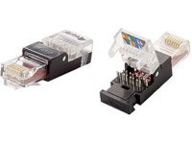 10x NWK Zub Stecker Cat.6 RJ45 / werkzeuglos / equip