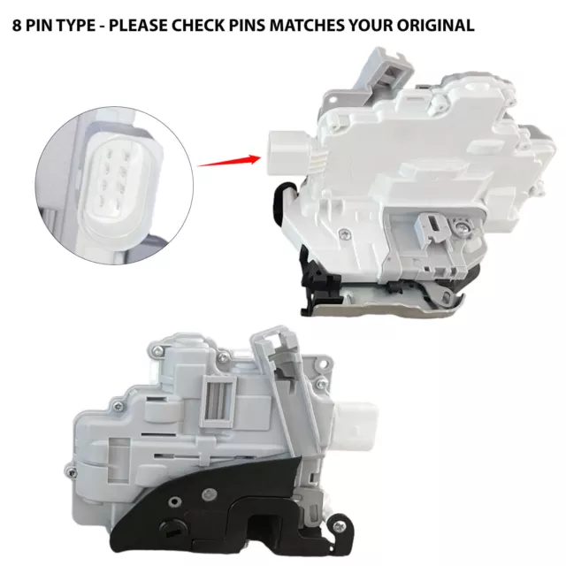 Türschloss Stellmotor Hinten Links für Audi A3 8V A4 8K A5 8T Q5 8R 8K0839015 2