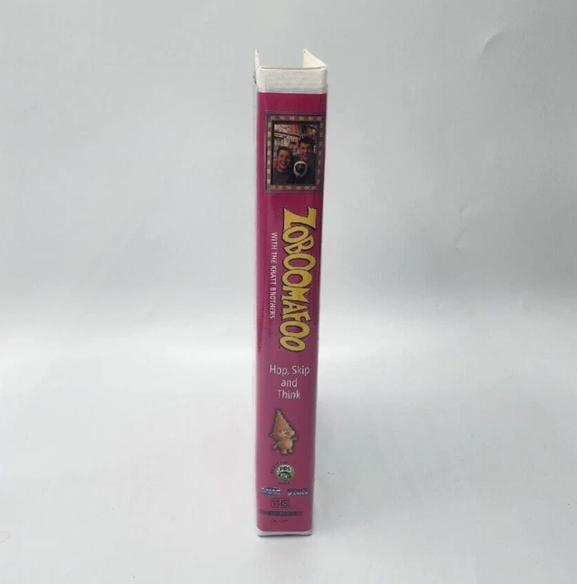 VINTAGE RARE VHS Zoboomafoo Hop, Skip, and Think, Kratt Bros Clamshell