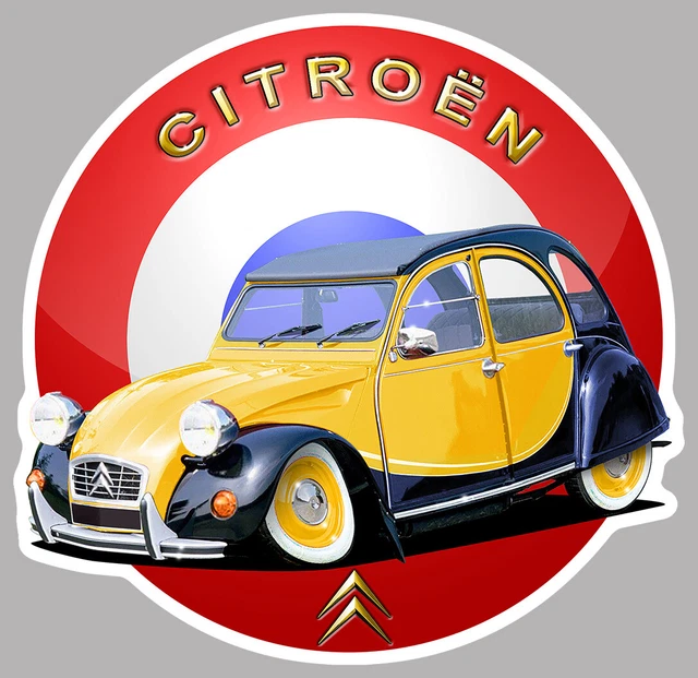 CITROEN 2CV DEUCHE Autocollant Sticker Cartoon Dessin Anime Cz041 EUR 5 ...