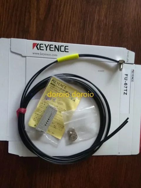 One KEYENCE FU-67TZ Fiber Optic Sensors FU67TZ Cable New In Box