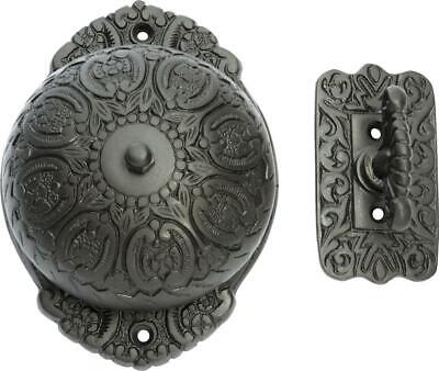 antique finish ornate manual door bell with turn handle,door ringer,TH 5509