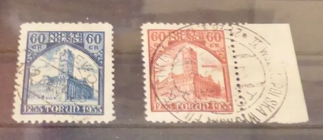Briefmarken Polen: "700 Jahre Thorn" (1933)