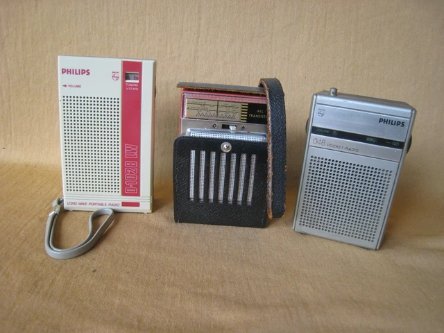Radio TSF Philips Vintage 1957 - Modifiée Bluetooth - Fabriquée En France