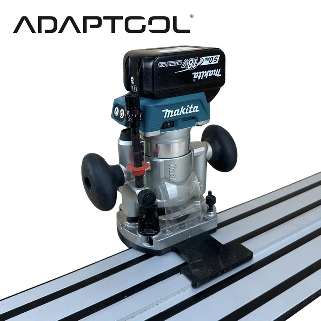 MAKITA ROUTER DRT50 Plunge Base Guide Rail Adapter Adaptor to Dewalt