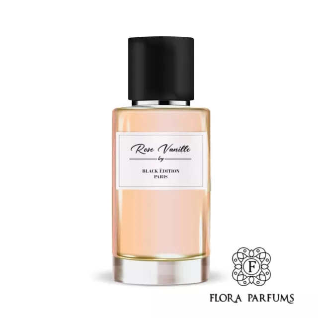 Extrait de parfum -  Rose Vanille - 50ml – Black Edition - senteur Roses Vanille