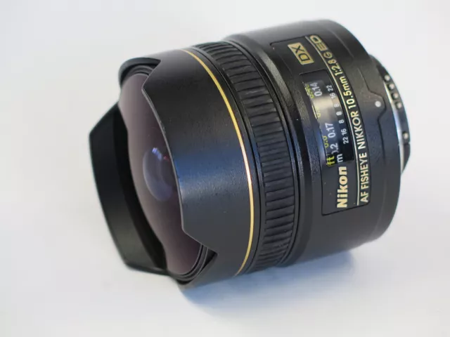 Nikon Nikkor 10,5mm F2.8 DX AF ED G Fisheye Objektiv ⭐⭐⭐⭐⭐