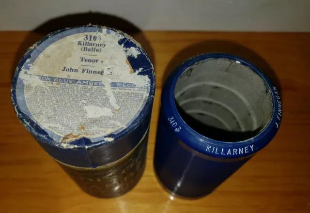 Edison Blue Amberol Cylinder Record #3103 Killarney - John Finnegan