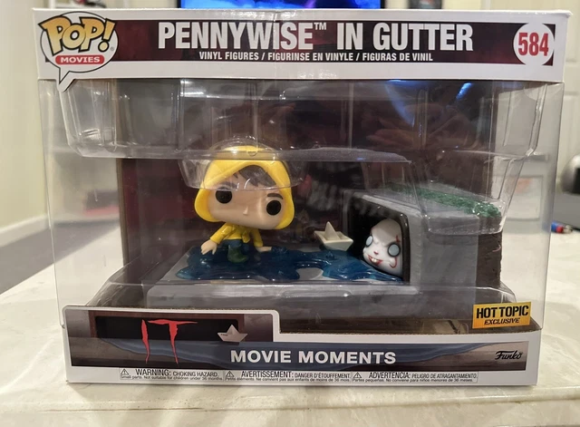 Pennywise In Gutter Funko Pop #584 Movie Moments Hot Topic Exclusive New