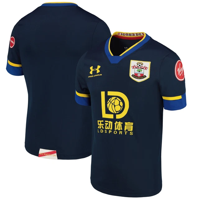 Camicia da bambino Southampton Football (taglia 6-8y) Under Armour Away - Nuova