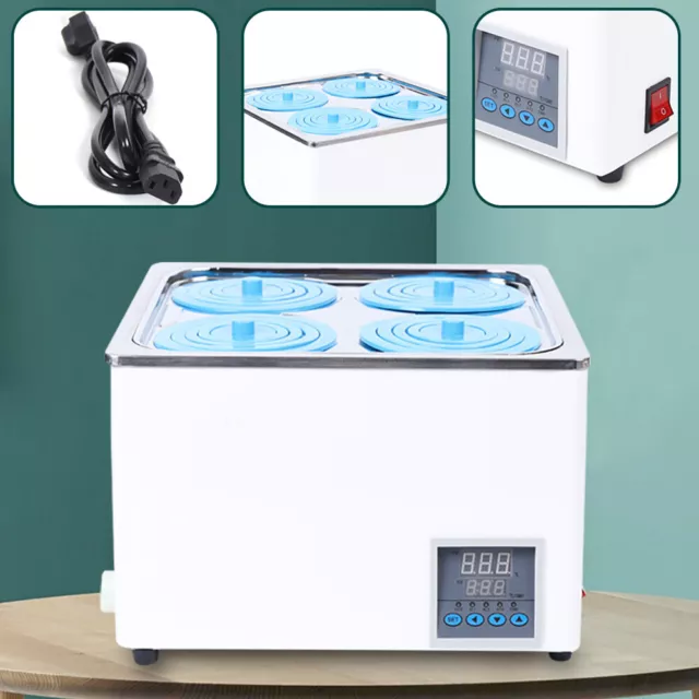 Digital Water Bath Heater Lab Thermostatic Water Bath for Laboratory 800W 12L