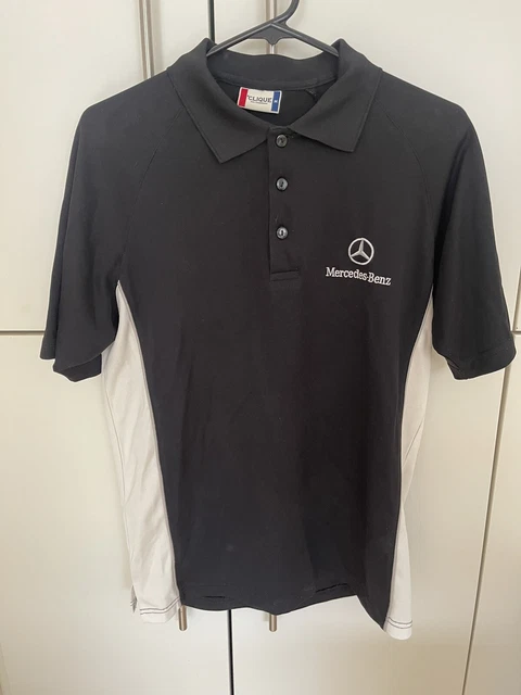 MERCEDES BENZ F1 2013 Polo Nera Maniche Corta Maglietta Squadra M
