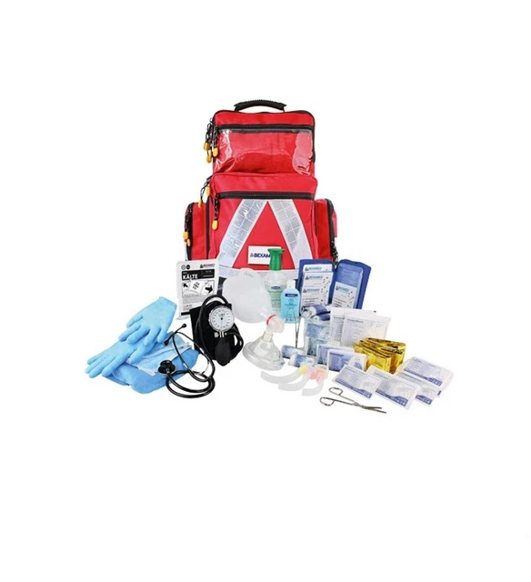 Notfallrucksack mit First Responder Füllung PRO RED Large Responder Erste Hilfe