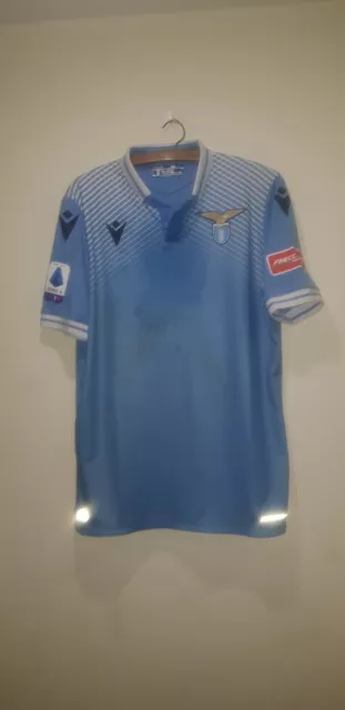 Lazio Official Vintage Match Worn Shirt Maglia Calcio Lazzari