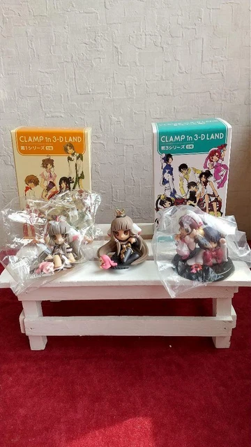 Chobits Figure Lot of 3 Chii Freya Sumomo Kotoko CLAMP in 3-D land Anime