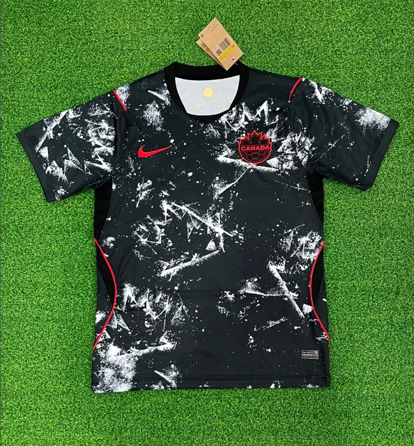 CANADA AWAY JERSEY 2026 World Cup Mens Adults Black Shirt Size M £24.61