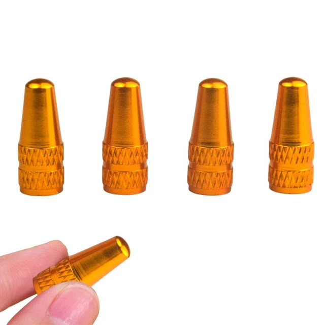 4x Bike Aluminium Alloy Presta Valve Cap Dust Cover MTB Road Bicycle Accessory