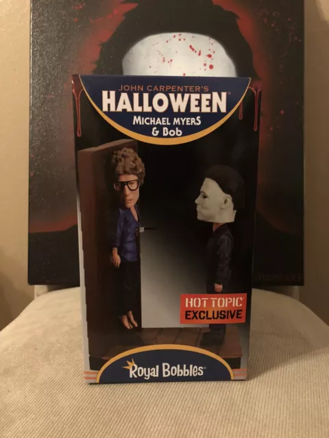 New Hot Topic Exclusive Royal Bobbles 1978 Halloween Michael Myers & Bob