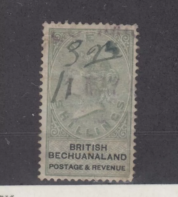 British Bechuanaland QV 1888 10/- Green Black SG19 VFU Late Usage JK1643