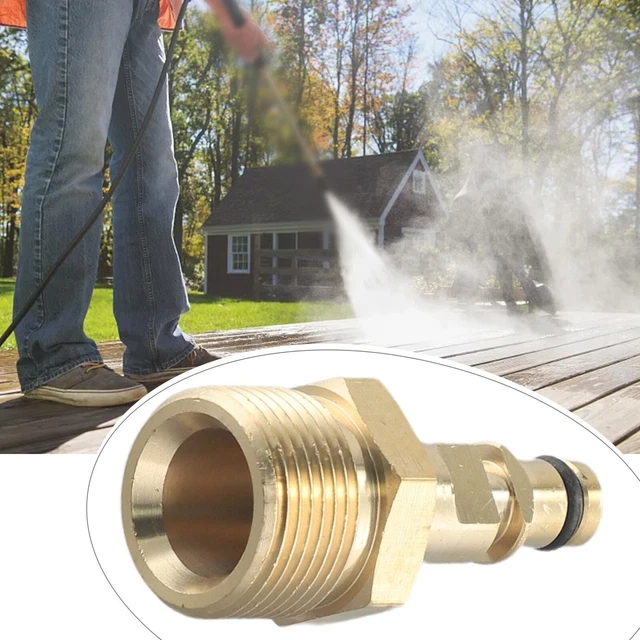 Adaptateur Laiton M22 Vers 1/4" - Pour Nettoyeur Haute Pression, Jardin, Irrigation, Connexion Rapide - 8
