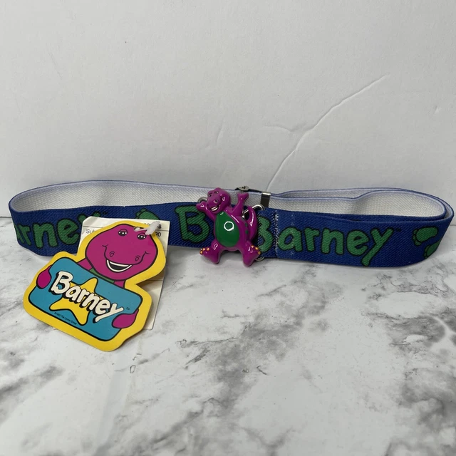 Barney 1993 Cartoon child kids belt w/buckle New with Tags