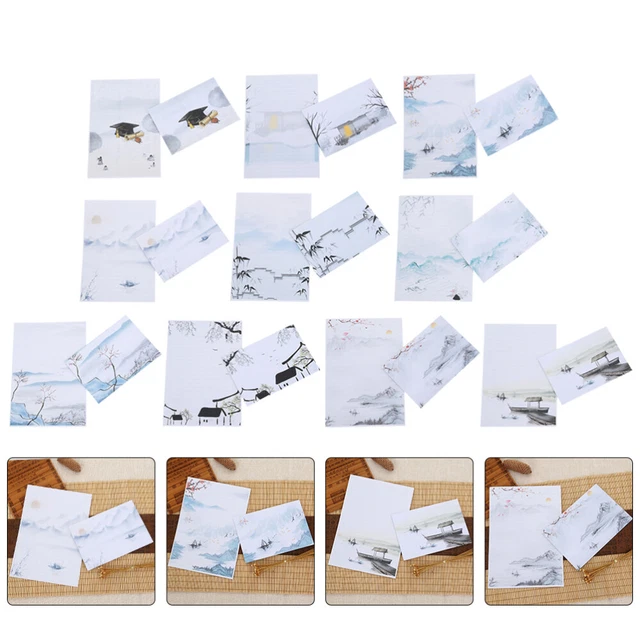 10 Sets Briefpapier Und Umschläge Schreibwaren Dankesschreiben Japanisch