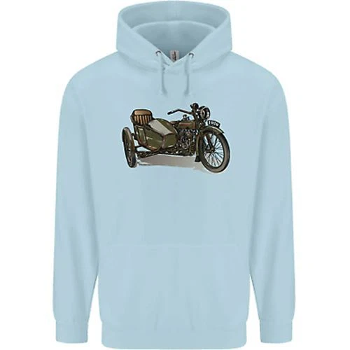 Felpa con cappuccio moto e sidecar biker moto bambini 8
