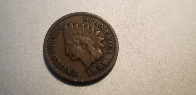 1899  Indian Head Cent USA