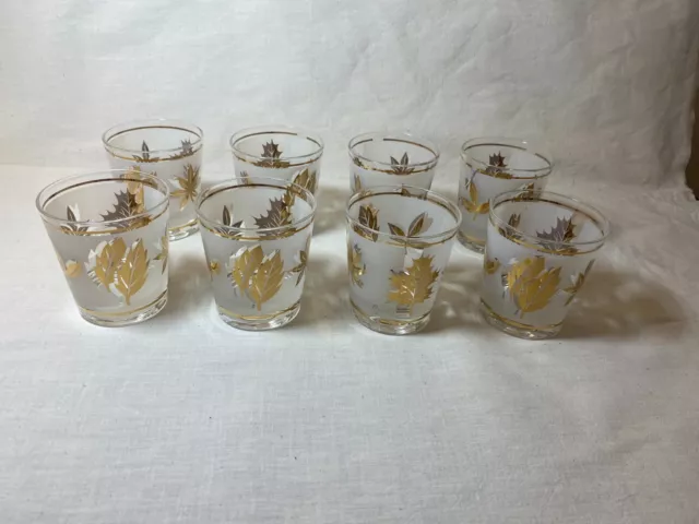 Vintage MCM Starlyte Barware Set of Six Cocktail Glasses Excellent Condition!