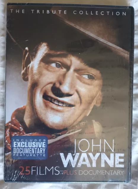 John Wayne - The Tribute Collection DVD 4-DISC w/ Documentary NEW Fast Shipping