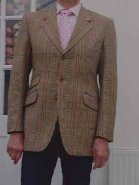 John  G Hardy Wool Tweed Jacket Size 40