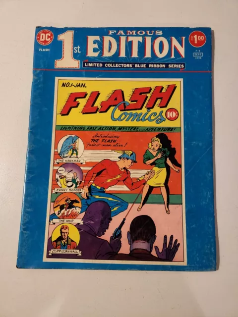 Famous First Edition Treasury DC Comics Flash Comics F-8 1975