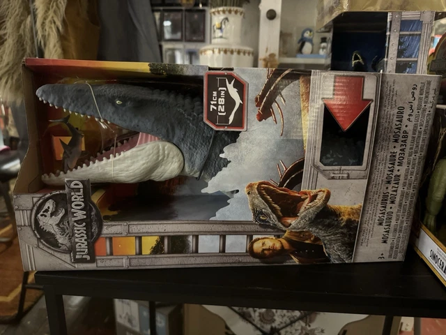 Jurassic World-figurin Articulé Mosasaurus-dinosaur Au Millur Prix