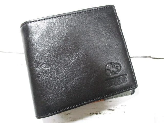 Wallet Mens Bi-Fold Snoopy Comic Genuine Leather Model