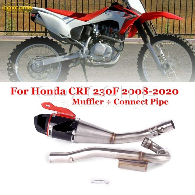 For Honda CFR230F 2008-2020 Slip on Exhaust System Muffler Tip Connect Link Pipe