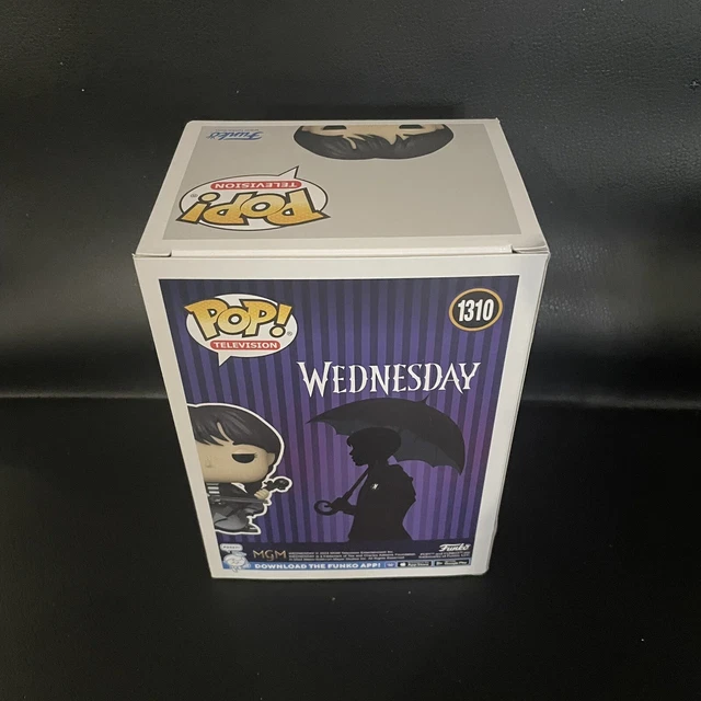 Funko POP! Wednesday 1310# Wednesday Addams with Cello Vinyl Action Figures 3