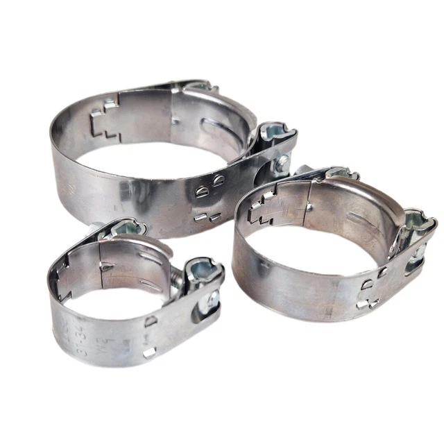 InduSKY 30 Pezzi Fascette Stringitubo Regolabile 6-51mm Gamma Acciaio - Foto 3