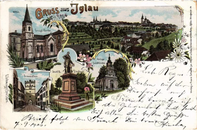 CPA AK greeting from igloo forerunner CZECHIA (1274509)