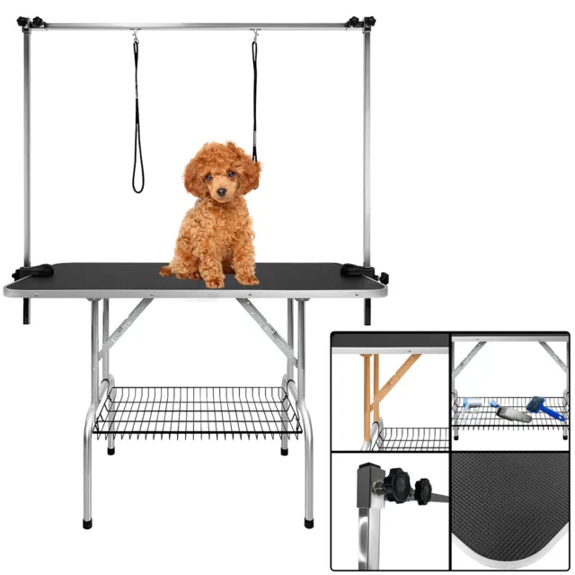 Mesa de recorte para perros altura ajustable mesa de cuidado de mascotas mesa de cuidado de perros hasta 100 kg