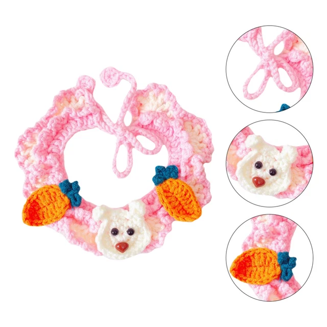 Puppies Collars Kitten Neckwear Cat Wool Collar Handkerchief