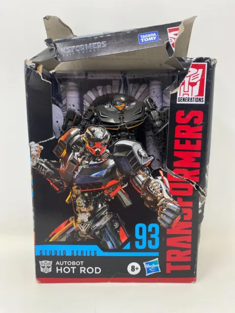 Transformers Studio Series: 93 Hot Rod - Ages 8+ - Hasbro [USED - DAMAGED BOX]