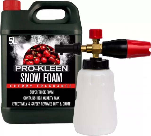 ProKleen Snow Foam Plus Lance Karcher Compatible K Series Gun & Snow Foam Cherry