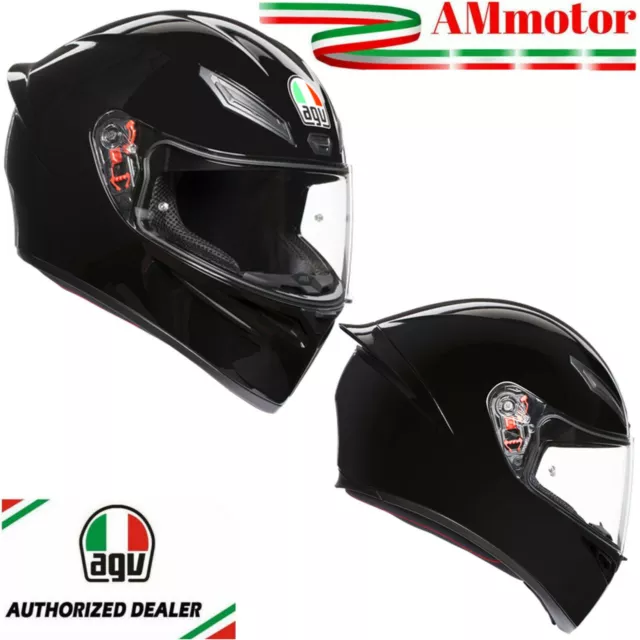 Agv K1 S Black TALLA XL 61 62 Casco Moto Integral APROBADO E2206