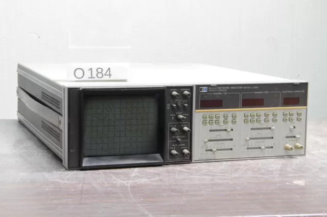 AGILENT HP 8505A NETWORK ANALYZER DISPLAY 500KHz to 1.3GHz Opt.005 # O184