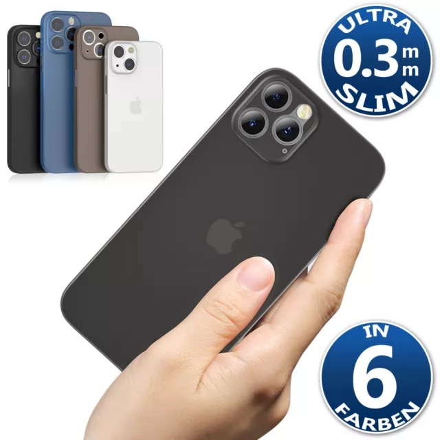 Slim Hülle für iPhone 14 13 12 11 Pro Max Mini Plus Bumper Handy Schutz Case